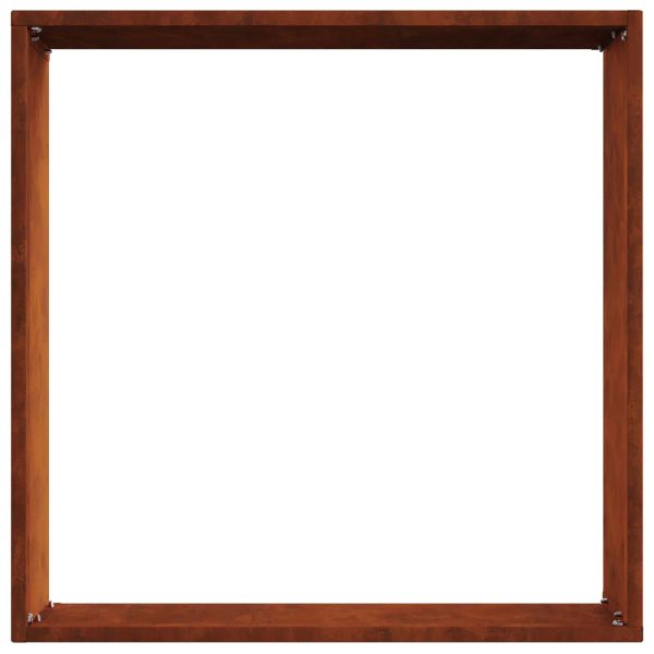 Ограда за трева 6 pcs Ръждясало 40 x 40 x 13 cm