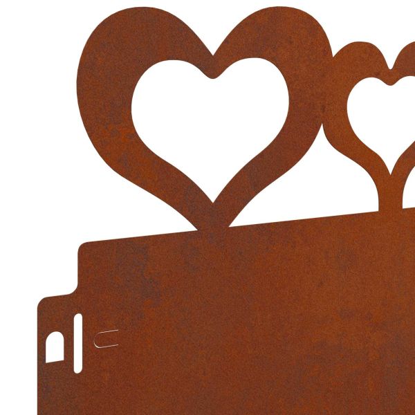 Ограничители за тревни площи 30 pcs Ръждясало