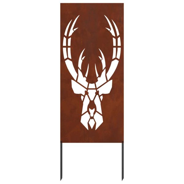 Екран за градинска неприкосновеност Ръждясало 50 x 140 см