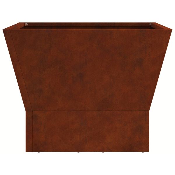 Огнище Кафяво 40 x 40 x 35 cm Патинираща стомана