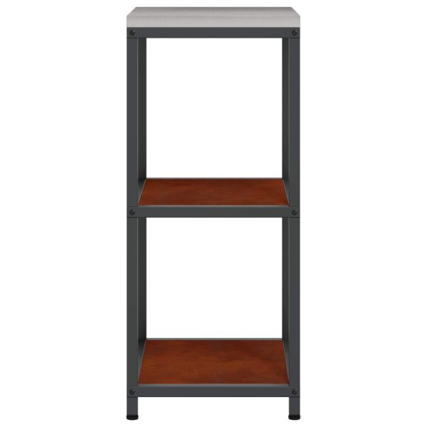 Съхранение в кухнята с рафт Ръждясало 60 x 50 x 92 см Стомана