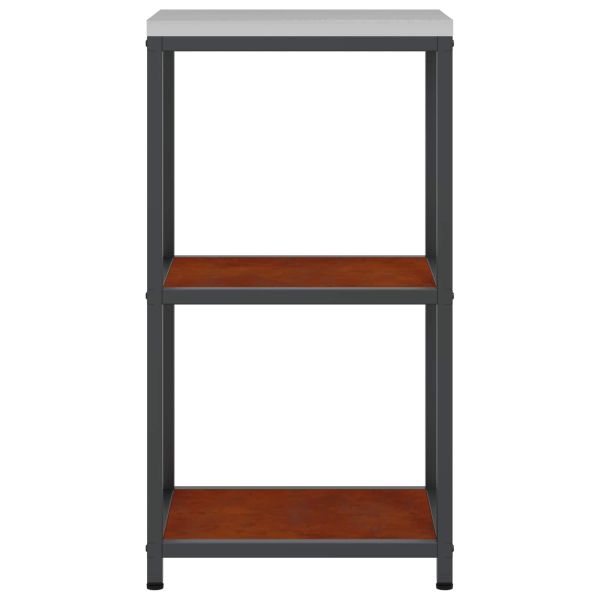 Съхранение в кухнята с рафт Ръждясало 60 x 50 x 92 см Стомана