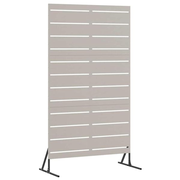Екран за уединение Сив 100 x 50 x 180 см Патинираща стомана