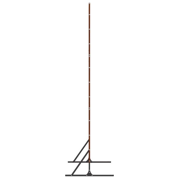 Екран за уединение Сив 100 x 50 x 180 см Патинираща стомана
