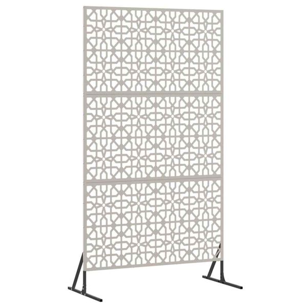 Екран за уединение Сив 100 x 50 x 180 см Патинираща стомана