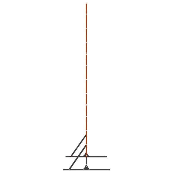 Екран за уединение Сив 100 x 50 x 180 см Патинираща стомана