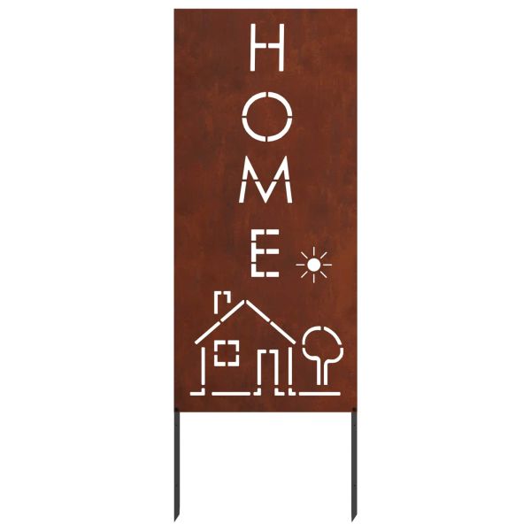 Екран за градинска неприкосновеност Ръждясало 50 x 140 см