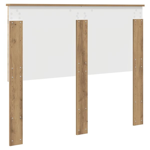 Облегалка за глава с таблото Дъб 120 cm Инженерно дърво