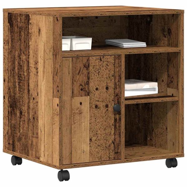 Стойка за принтер Старо дърво 60 x 50 x 67 см Инженерно дърво