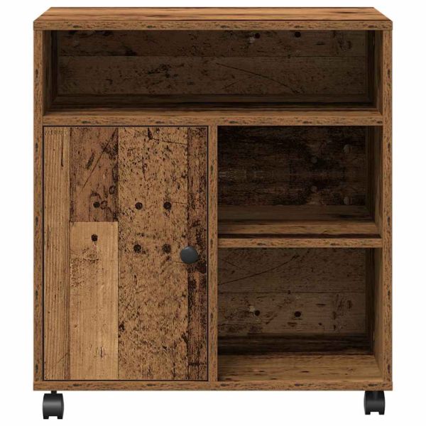 Стойка за принтер Старо дърво 60 x 50 x 67 см Инженерно дърво