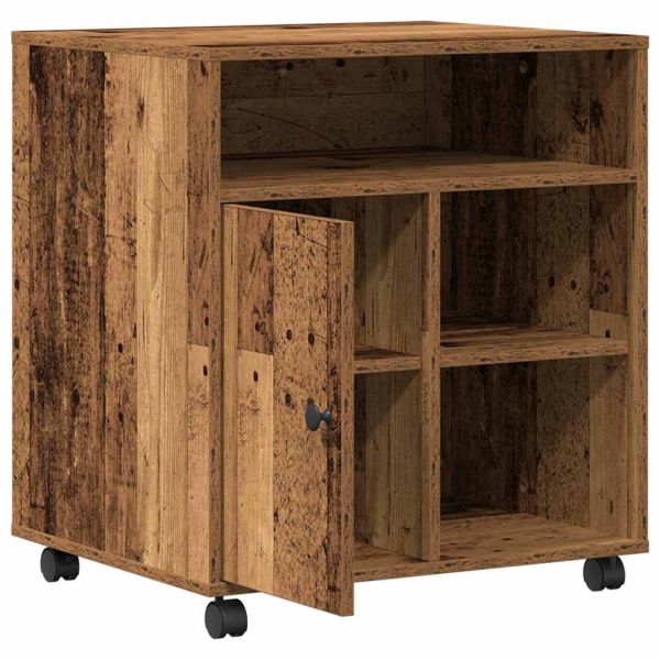 Стойка за принтер Старо дърво 60 x 50 x 67 см Инженерно дърво