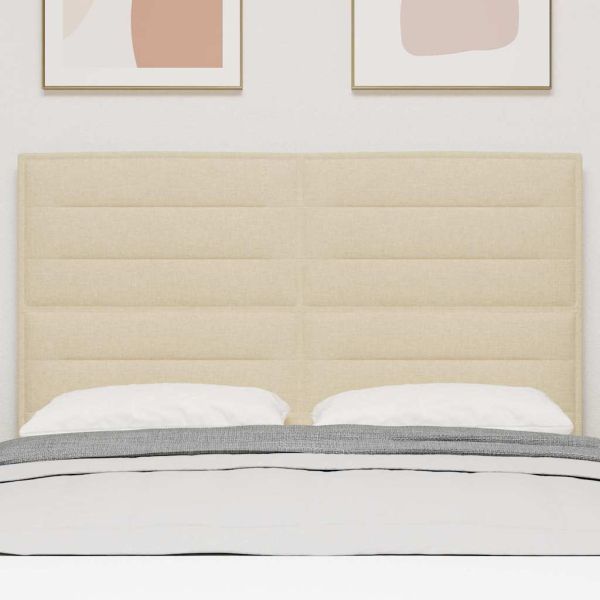 Облегалка за глава с таблото Крем 144 см Изкуствена