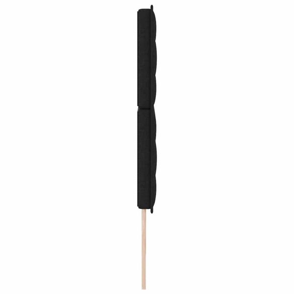 Облегалка за глава с таблото Черно 180 cm Изкуствена