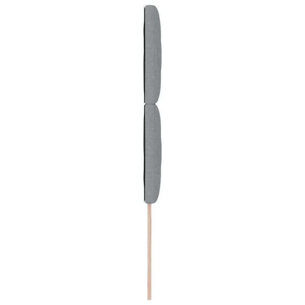 Облегалка за глава с таблото Светлосиво 100 cm Изкуствена