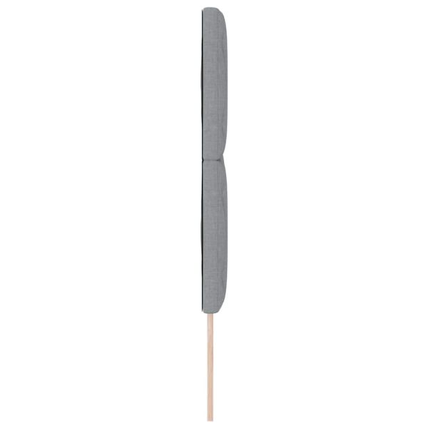 Облегалка за глава с таблото Светлосиво 160 cm Изкуствена