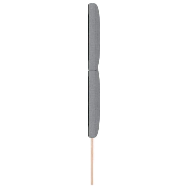 Облегалка за глава с таблото Светлосиво 200 cm Изкуствена