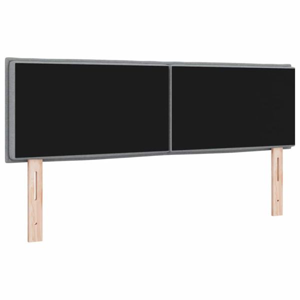 LED глава С LED лентисти светлини Светлосиво 160 cm Полиестер