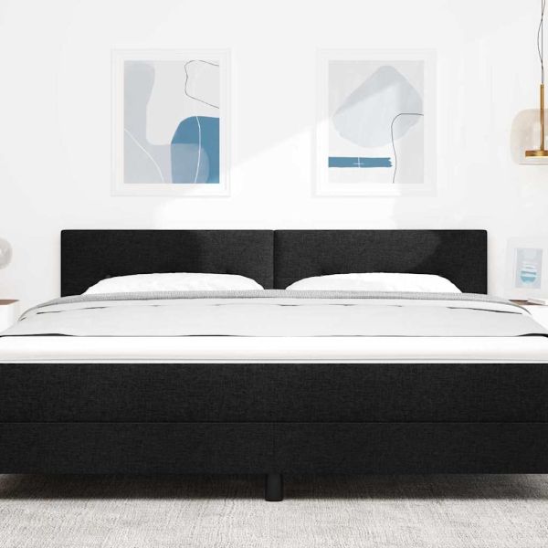 LED глава С LED лентисти светлини Черно 180 cm Полиестер