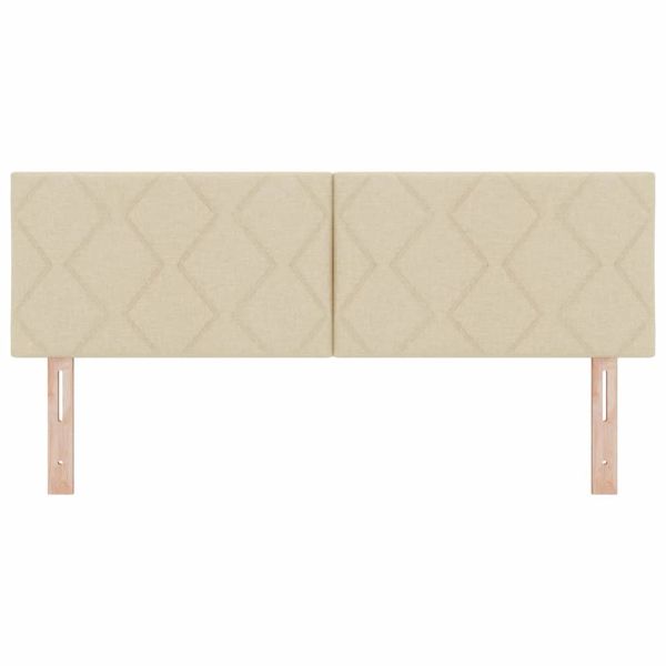 Облегалка за глава Крем 160 cm текстил