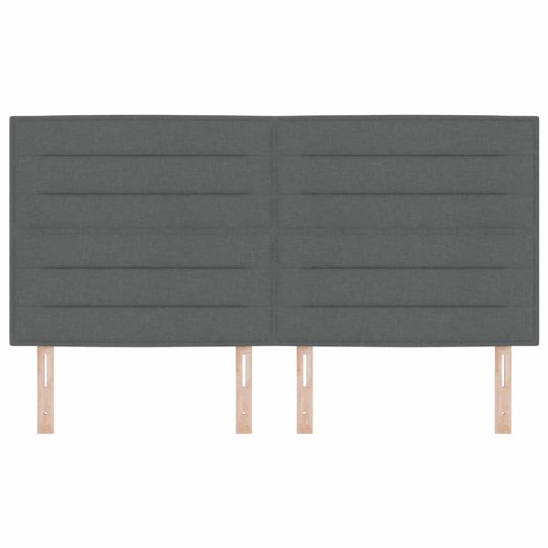 LED глава С LED лентисти светлини Тъмен сив 180 cm Полиестер