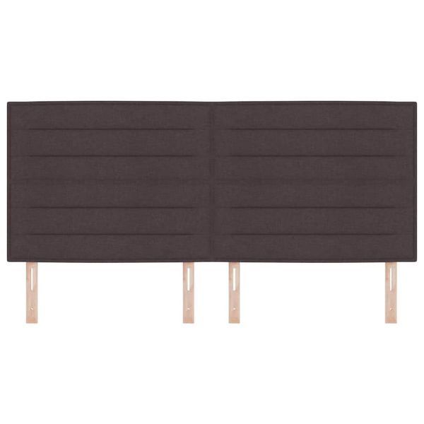 LED глава С LED лентисти светлини Тъмен кафяв 200 cm Полиестер