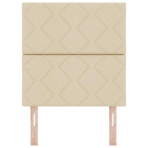 Облегалка за глава с таблото Крем 80 cm текстил