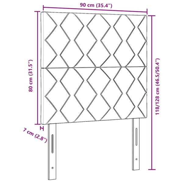 LED глава Светлосиво 90 cm Изкуствена
