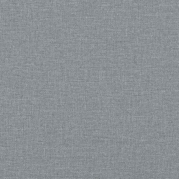 Легло с пружинирана основа Светлосиво 140 x 200 cm текстил