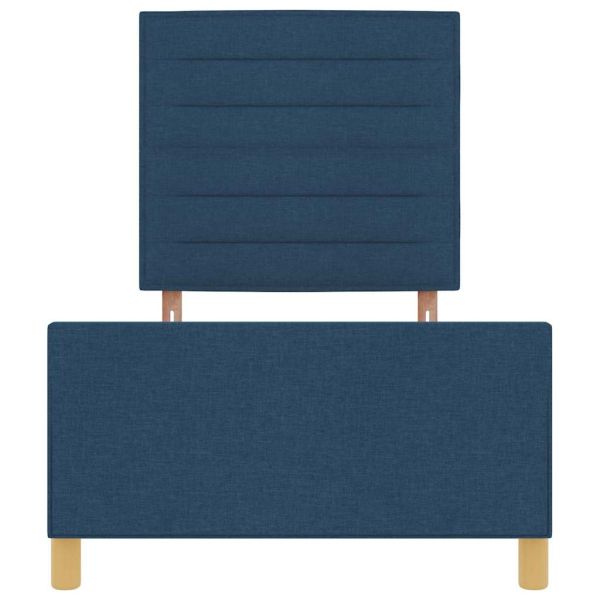 Рамка за легло с таблото Синьо 100 x 200 cm текстил