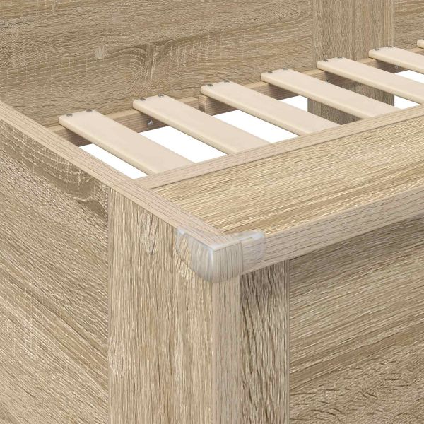 Двуетажно легло за деца Сонома дъб 90 x 200 cm Инженерно дърво