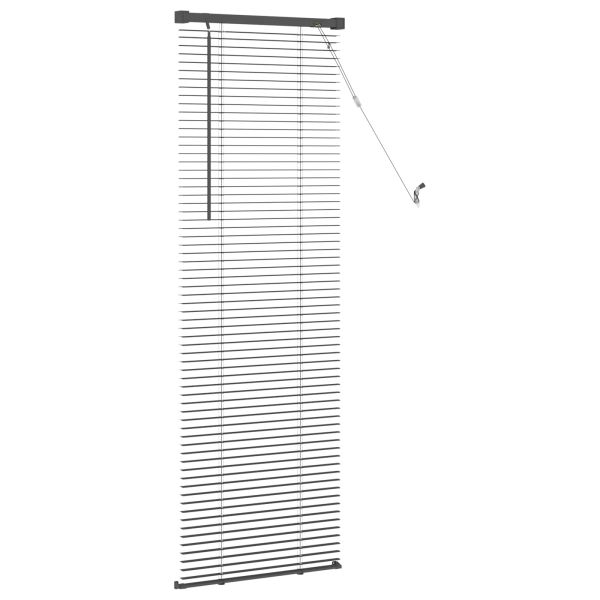 Венецианска щора Регулирума Сребристо сиво 150 x 60 см ПВЦ