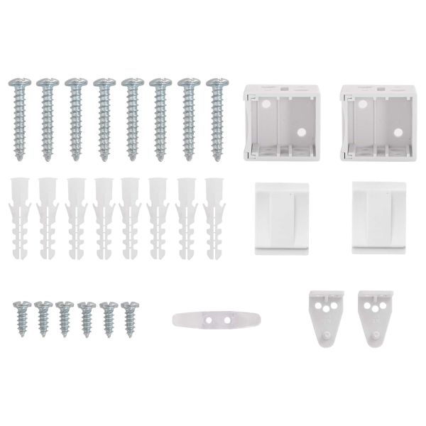 Венецианска щора Регулирума Бял 150 x 50 cm ПВЦ