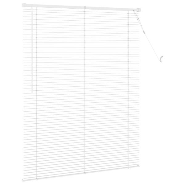 Венецианска щора Регулирума Бял 150 x 120 cm ПВЦ