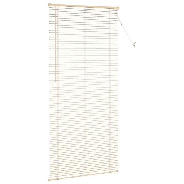 Венецианска щора Светло кафяво с шарка 213 x 70 см ПВЦ