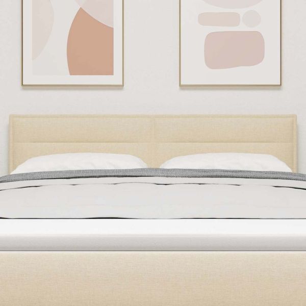 Облегалка за глава с таблото Крем 144 см Изкуствена