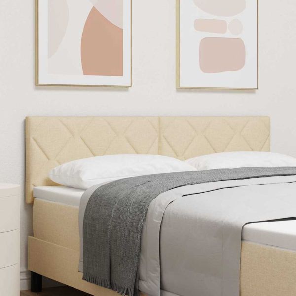 Облегалка за глава с таблото Крем 160 cm Изкуствена