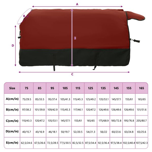 Конско одеяло Тъмен зелен и черен 95 cm Полиестер