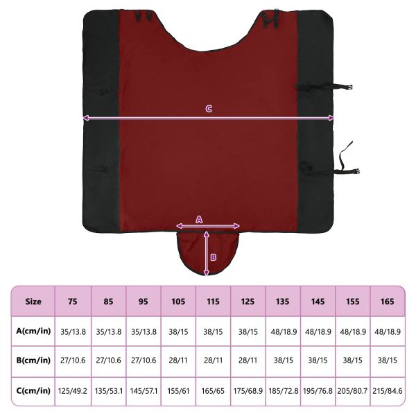 Конско одеяло Тъмен зелен и черен 135 cm Полиестер