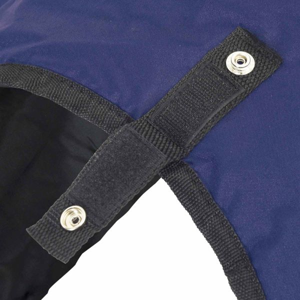 Конско одеяло Тъмен зелен и черен 105 cm Полиестер