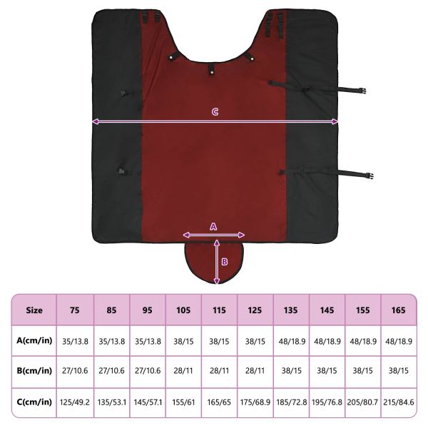 Конско одеяло Тъмен зелен и черен 135 cm Полиестер