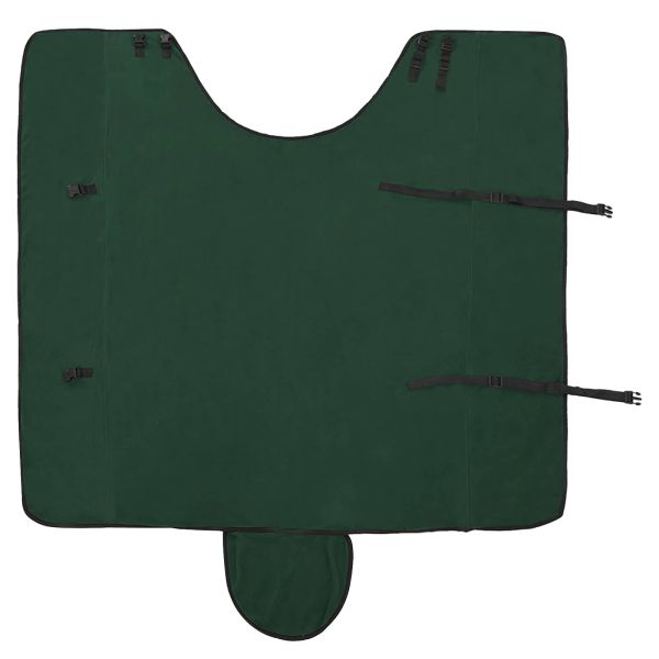 Конско одеяло Пълно тъмно зелено Полиестер
