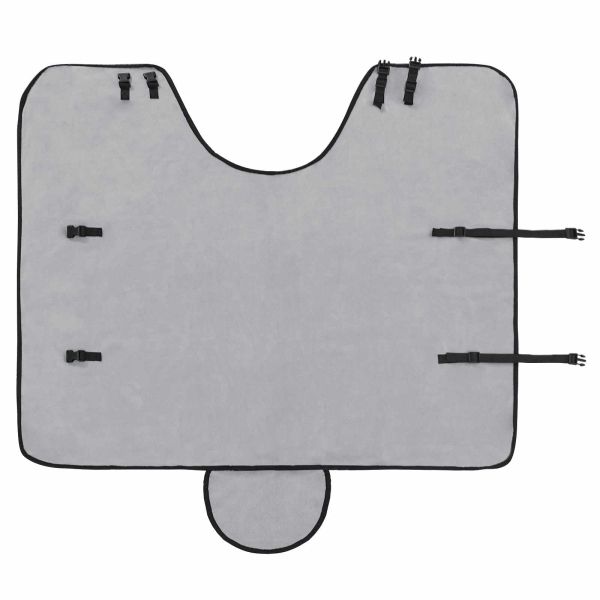 Конско одеяло Пълно светло сиво и розово Полиестер