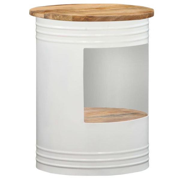 Маса за кафе, 43x55 см, масивно мангово дърво