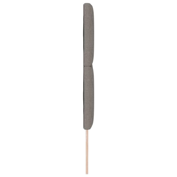 Облегалка за глава с таблото Таупе 160 cm Изкуствена