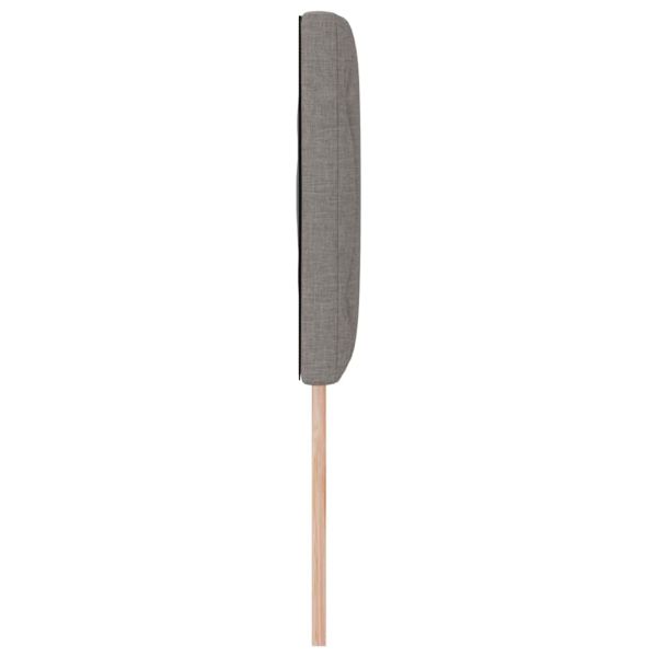 Облегалка за глава Таупе 160 cm текстил