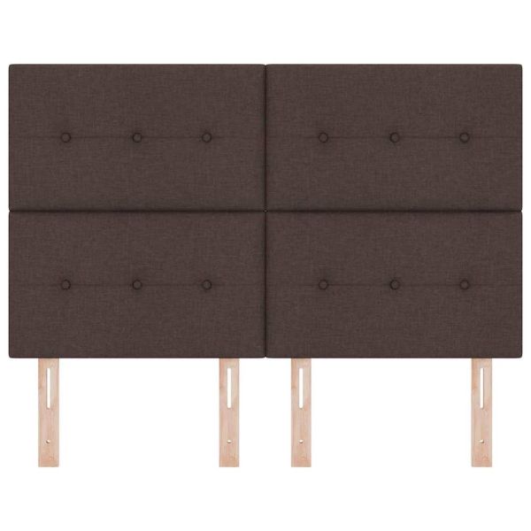 LED глава С LED лентисти светлини Тъмен кафяв 160 cm Полиестер