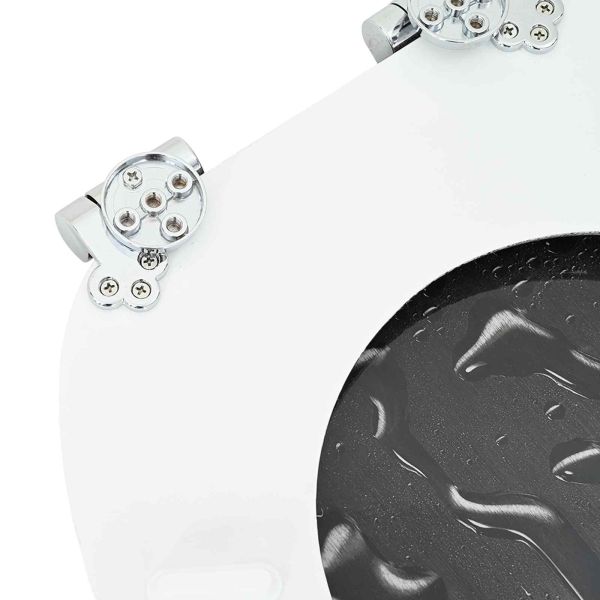 Мека затваряща се тоалетна седалка 2 pcs Сив 44 x 38 см ПДЧ