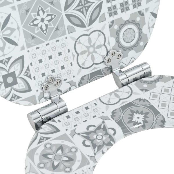 Мека затваряща се тоалетна седалка 2 pcs 44 x 38 см ПДЧ