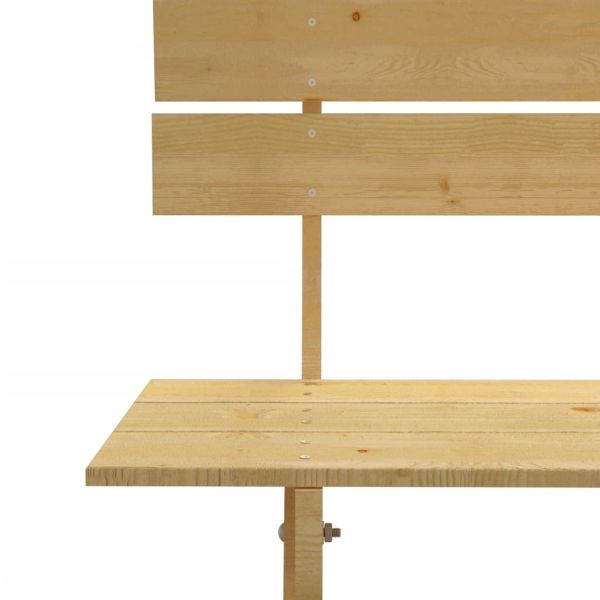 Градинска пейка, 150 см, импрегнирано борово дърво