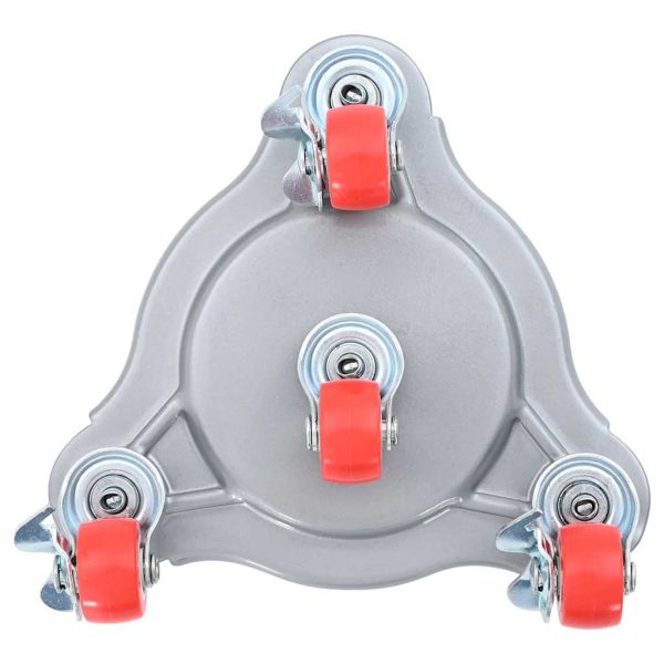 Мебелни колелца 4 бр. с повдигач 14,5x13,5x4 см стомана 400 кг